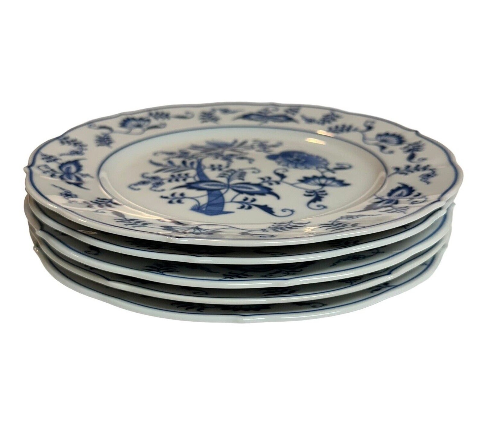 BLUE DANUBE Blue Onion Dinner Plates Made in Japan Set of 5 - Etsy