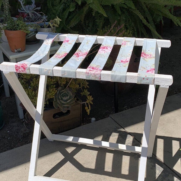 Simply Shabby Chic Target Hotel-Style Folding Luggage Rack Guest Bedroom