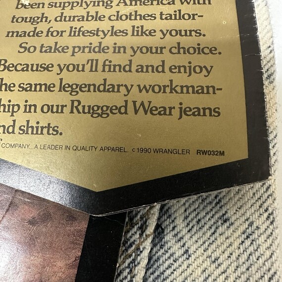 Vintage WRANGLER Rugged Wear Western Cowboy Rodeo… - image 6