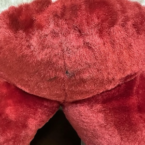 Vintage Rushton Star Creation Rubber Face Plush Angel Cupid Doll Red White 26" image 8