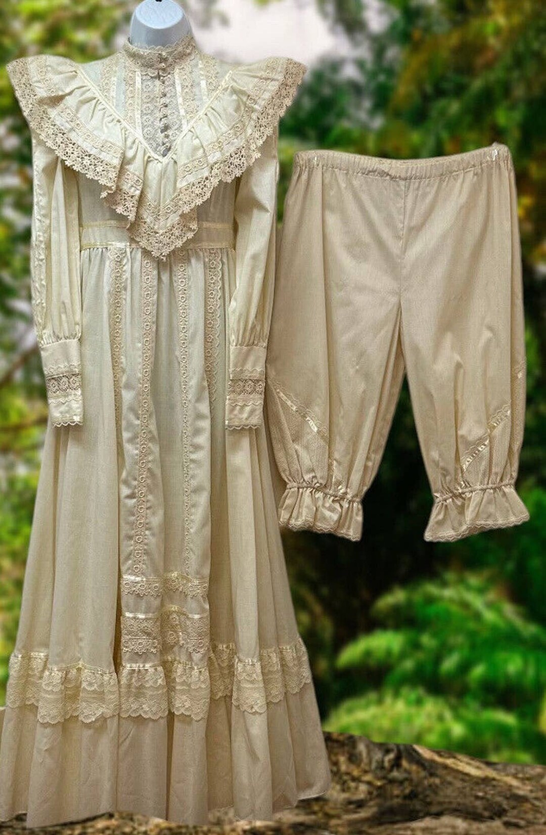 Vintage Gunne Sax Romantic Renaissance Bridal Collection Wedding Dress ...