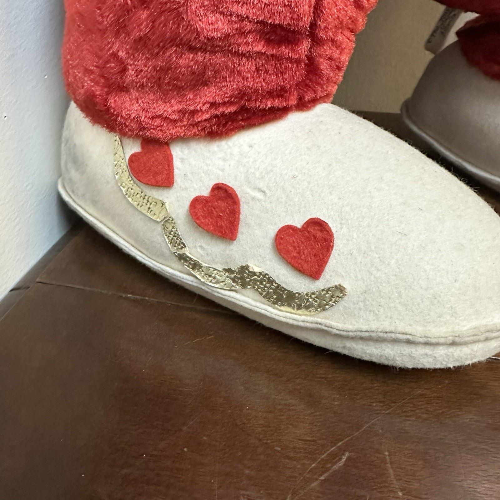 Vintage Rushton Rubber Face Plush Valentine's Bear Large 27” Tall