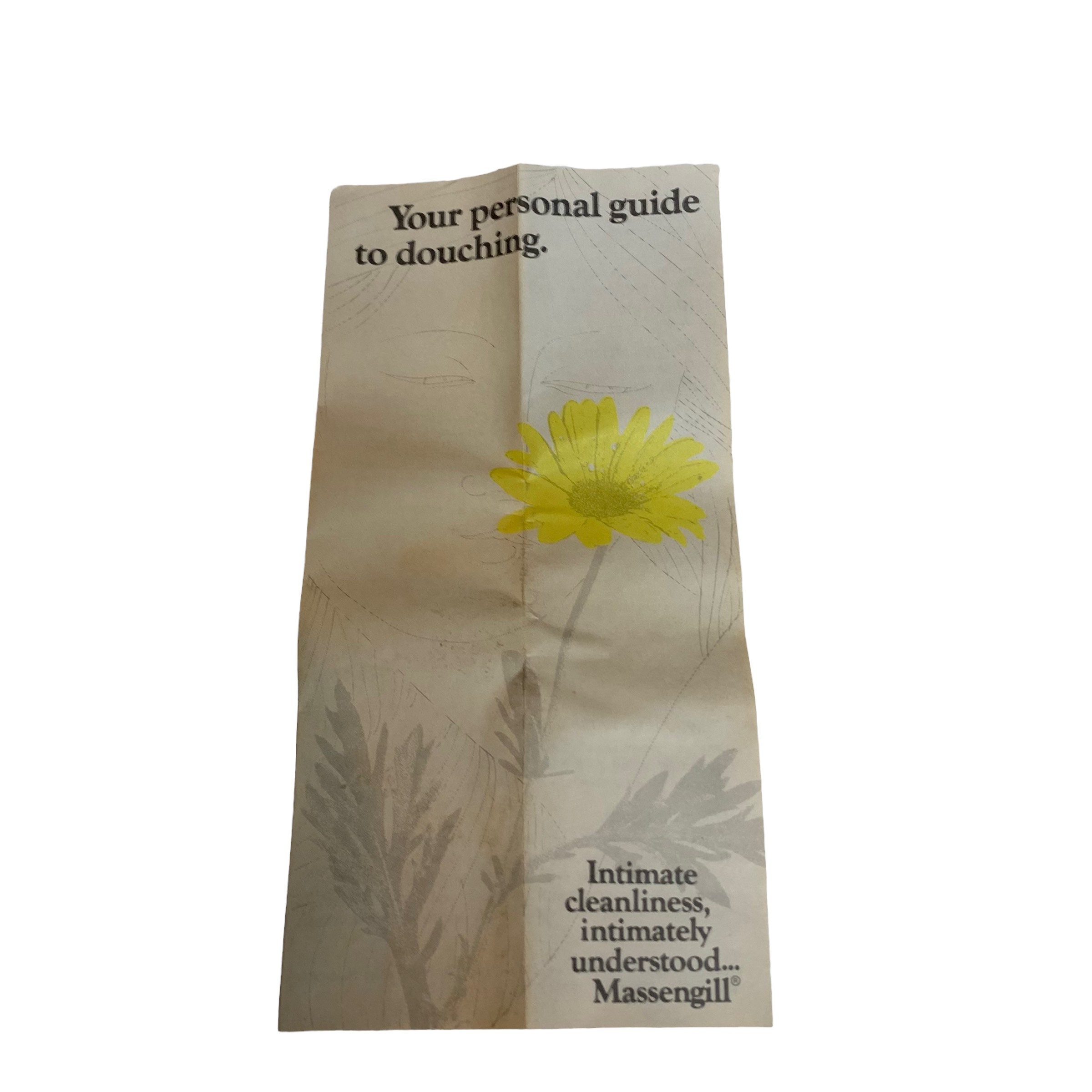 Vintage MASSENGILL Douche Powder Packettes Full Box 10 Foil Etsy