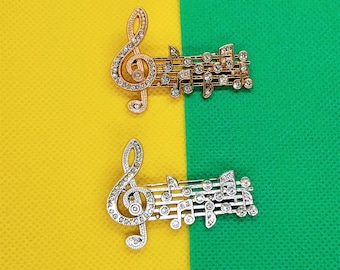 Violinschlüssel Emaille Pin Musik Note Pin Abzeichen Musik Emaille Pin
