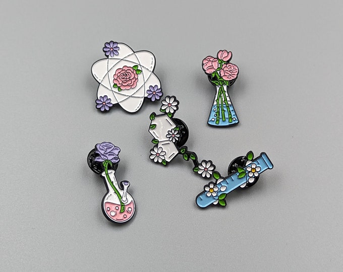 Science Plants Enamel Pin Science Gift Pin