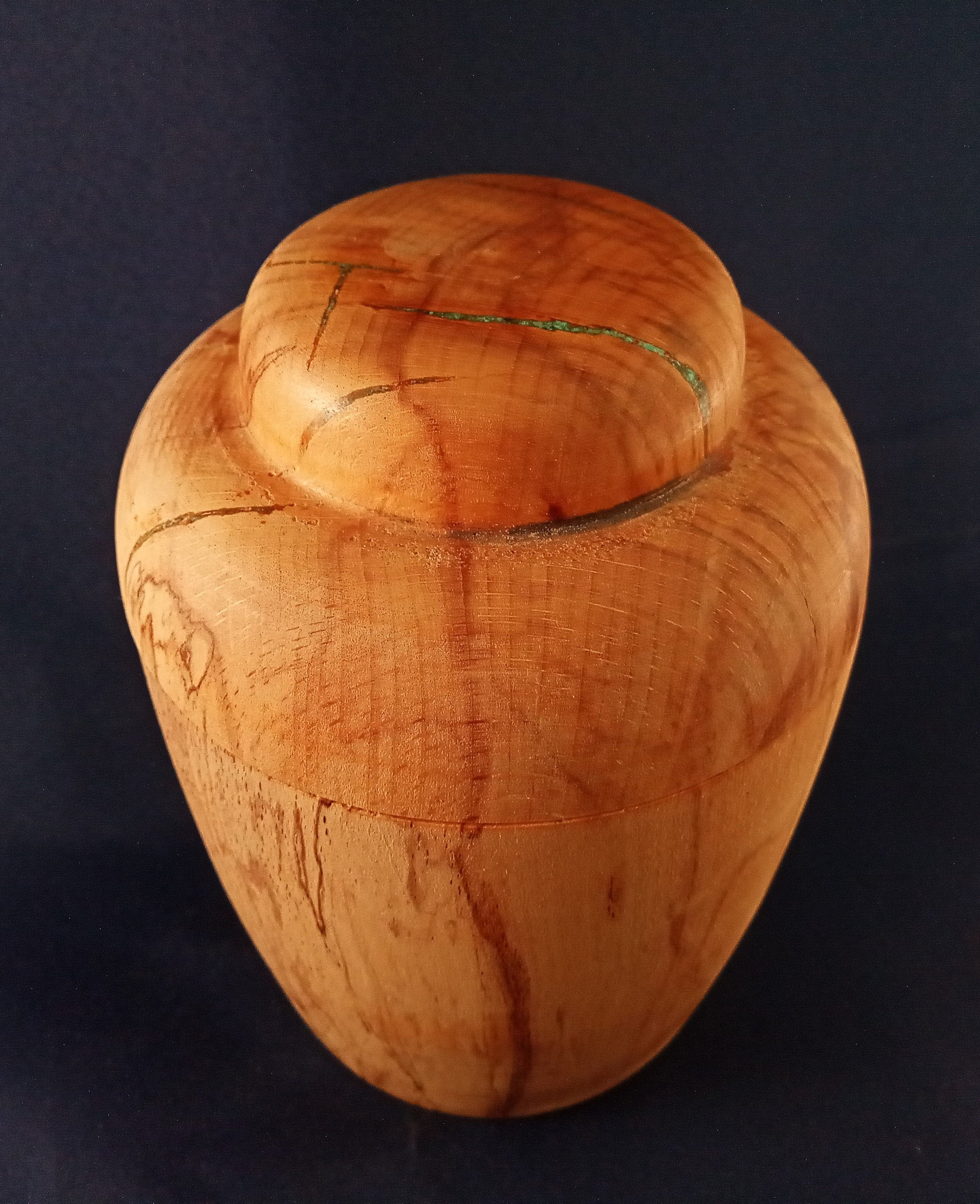 Wooden Ginger Jar. Ideal 5th Anniversary gift. Spalted Beech. Etsy