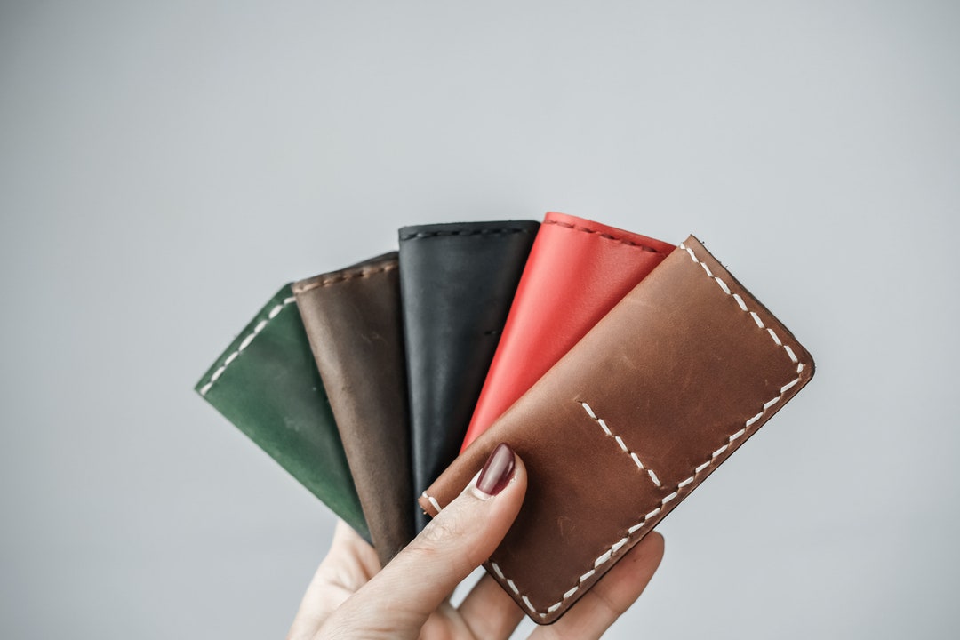 High Quality Leather CF Card Holder With 4 Card Slots, Leather CF Card