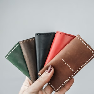 Hochwertiger Leder-Cf-Kartenhalter mit 4 Kartensteckplätzen, Leder-Cf-Kartenhülle, handgefertigte Geldtasche, minimalistisches Design Memory Card Caddy