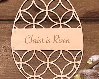 Christ is Risen Easter Egg Ornament 2