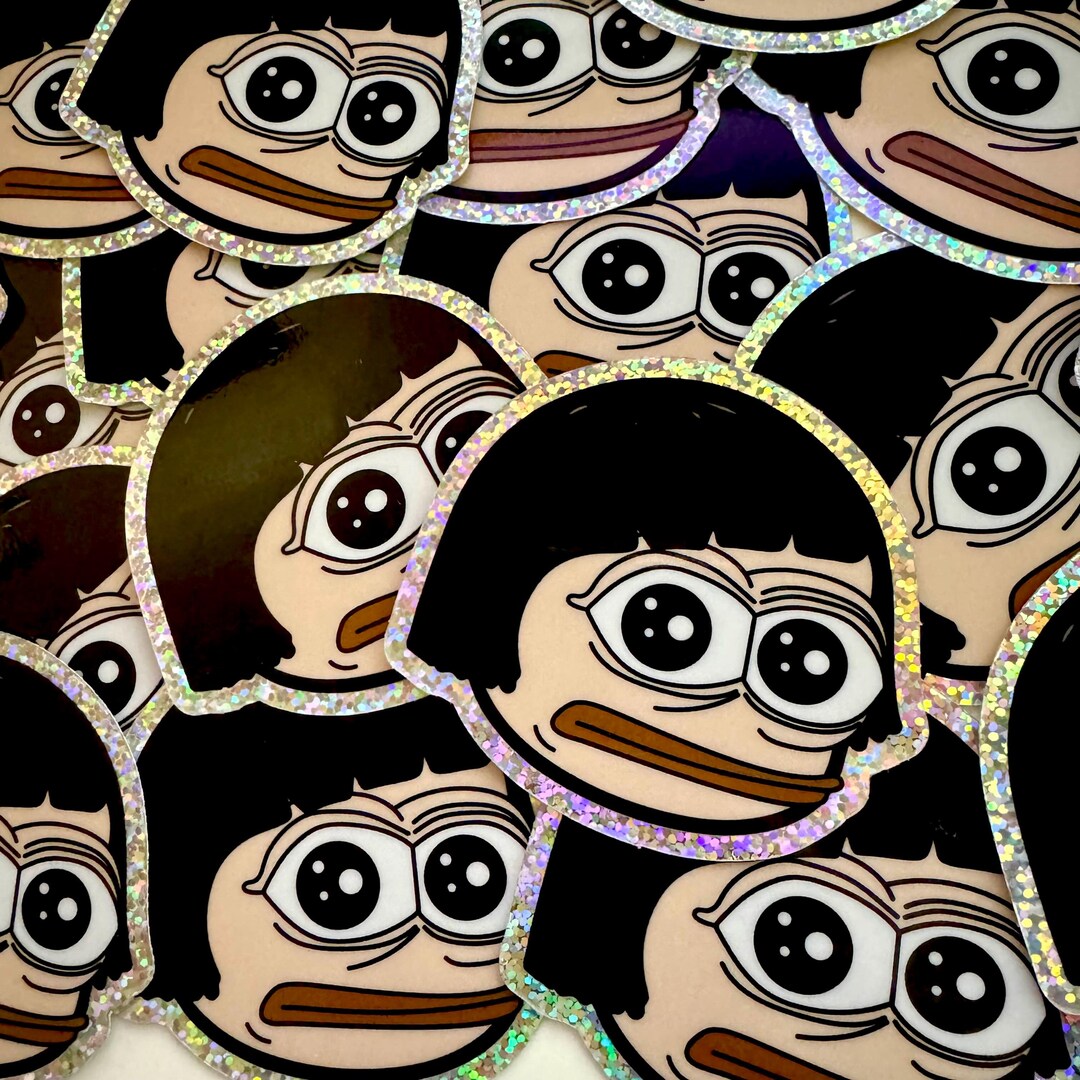Hellotrizzy Erm Glitter Sticker - Etsy