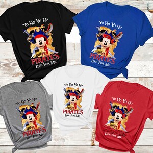 Disney Pirate Cruise Shirt,Yo Ho Ho Pirate&#39;s Life For Me Shirt,Mickey and Minnie Mouse Pirate Shirt,Disney Couple Cruising Trip Shirt