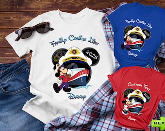 Magliette personalizzate per la famiglia da crociera Disney, maglietta Disney, magliette Disney Cruise 2025, camicie, magliette personalizzate per la famiglia per una crociera Disney, maglietta da crociera