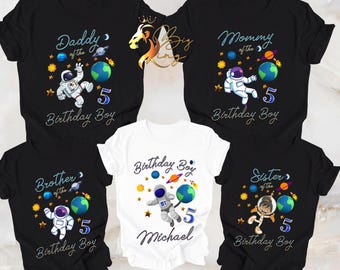 Astronaut Birthday Shirt,spaceship First Birthday T-shirt