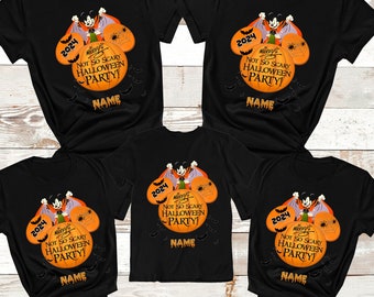 DisneyWorld Halloween Shirt,Disney Halloween Shirt,Halloween Family Shirts,Halloween DisneyLand Shirt, Disney Halloween Shirt Not So Scary