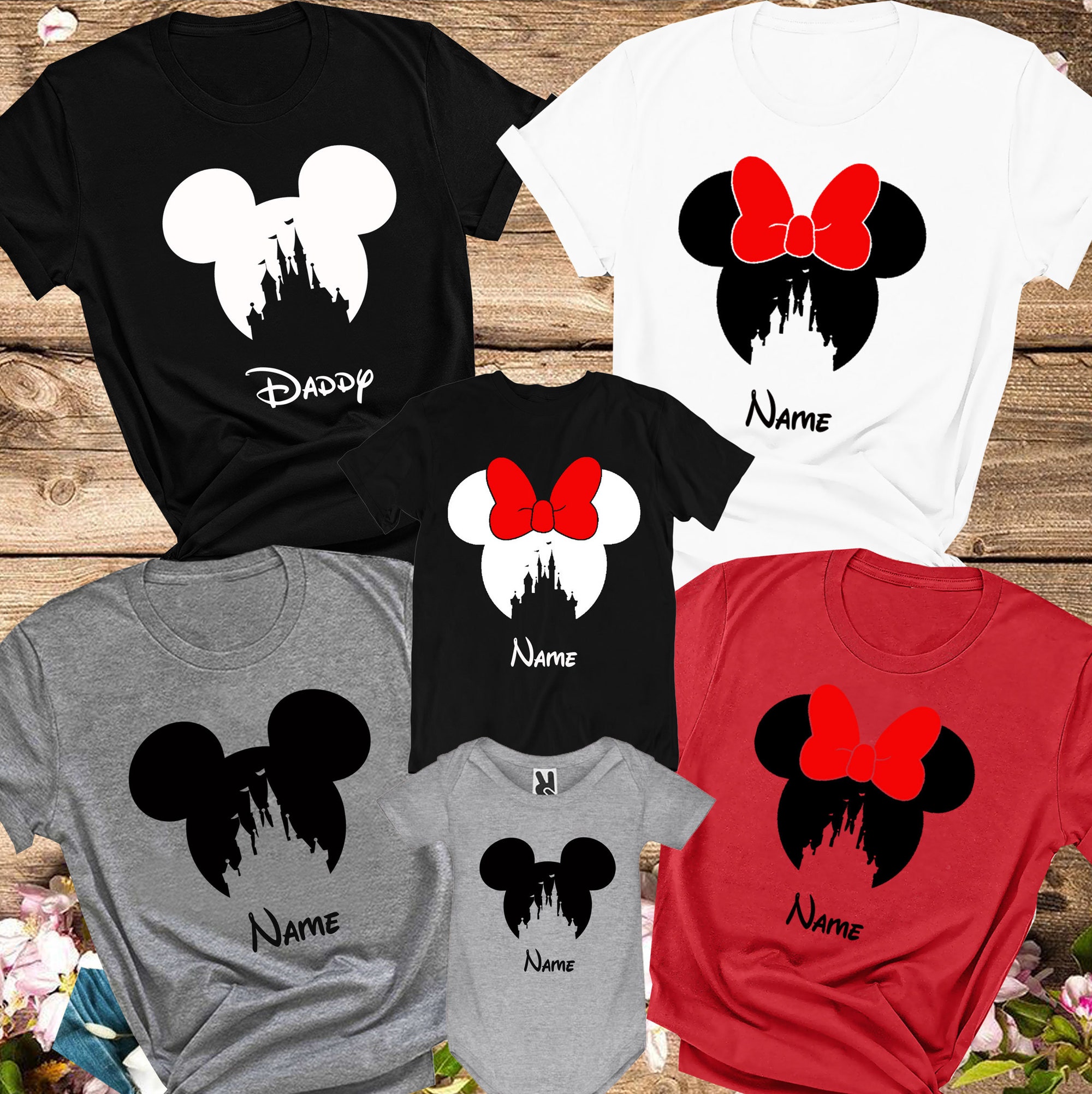 Disney Family Vacation Family Matching T-Shirt Disney Family Vacation Family Matching T-Shirt
