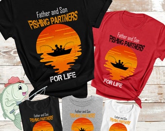 Father Son Fishing Shirts,Father Son Matching Shirts,Daddy and Me Fishing Shirt, Best Fishing Buddies Fishing Shirt,Fathers Day Fishing Gift