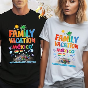 Mexiko Familienurlaub passendes Shirt, Familienurlaub Erinnerungen zusammen Shirt, Cancun Shirts, Cabo Shirts, Mexiko Mädchen Reise, Geschenk Shirt