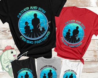 Vater Sohn Angeln Shirts, Vater Sohn passende Shirts, Papa und ich Angeln Shirt, besten Angeln Buddies Angeln Shirt, Vatertag Angeln Geschenk