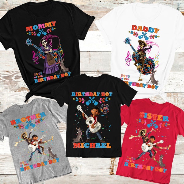 Coco Shirt,Disney Coco Birthday Shirt,For Family Disney Coco Shirts, For Hector And Miguel Birthday Boy,Family Shirt Matching Coco Shirts