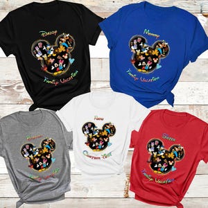 Custom Family Vacation Disney Shirts,Disney Shirt,Custom Shirt,Family Disney Shirt,Personalized Family T-shirts For a Disney Vacation 2025