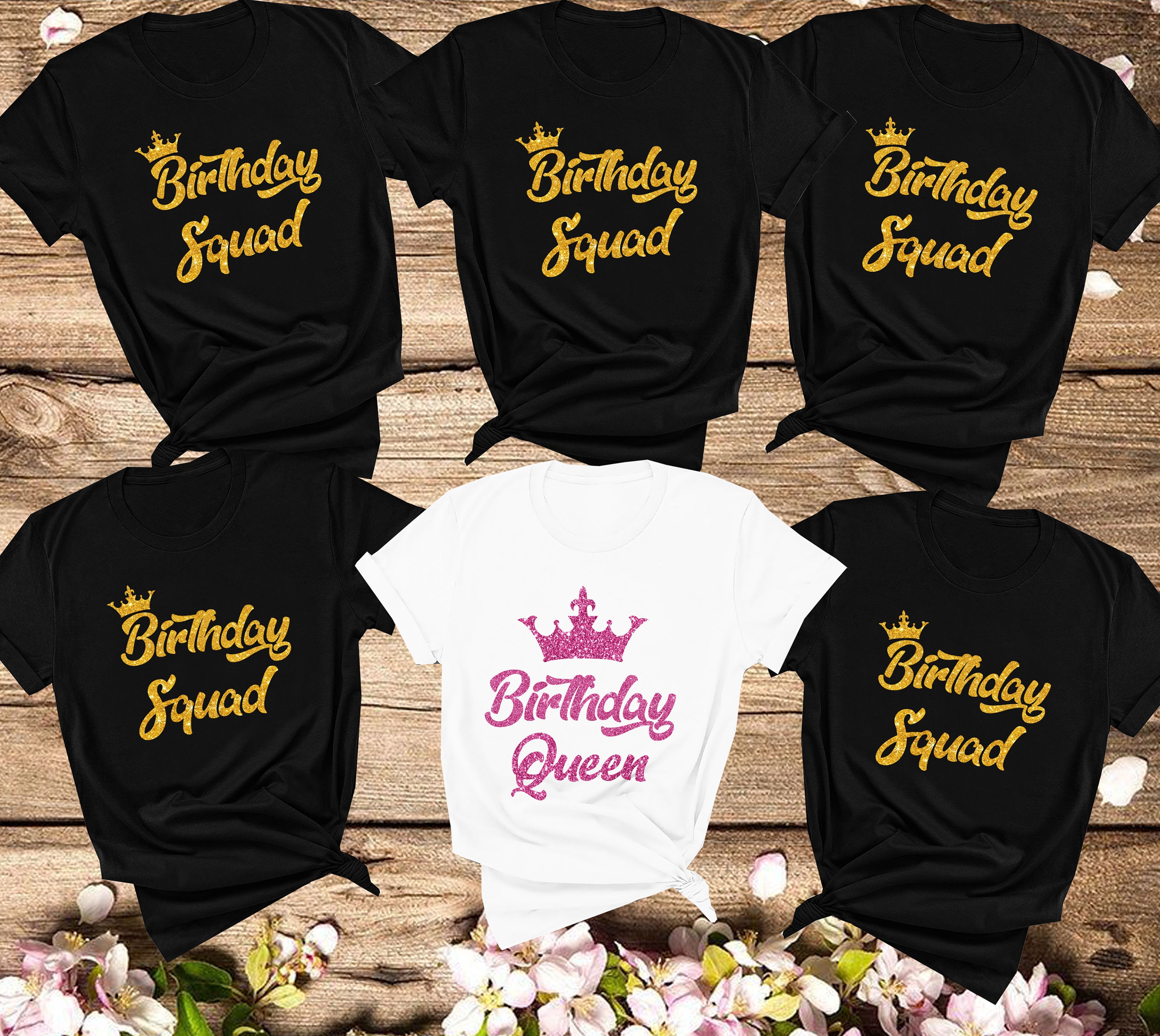 Birthday Queen Shirt Birthday Party Shirts Birthday Squad - Etsy