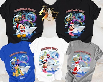 Maglietta personalizzata Disney Christmas Cruise,maglietta Disney Christmas Cruise,magliette Disney Very Merry Time Cruise,maglietta Disney Xmas,maglietta Gift Cruse