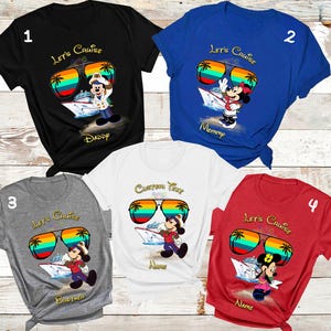 Disney Cruise Custom Shirts, DisneyWorld Cruise, Disneyland Family Cruise 2025 Shirt, personalisierte Disney Cruise Familie T-Shirts, Disney Shirt