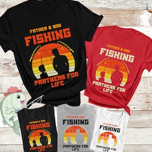 Father Son Fishing Shirts  Father Son Matching Shirts Daddy and Me Fishing Shirt Best Fishing Buddies Fishing Shirt Fathers Day Fishing Gift