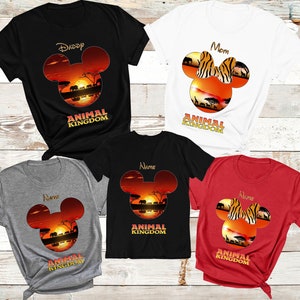 Disney Animal Kingdom Benutzerdefinierte Shirts, Animal Kingdom Shirt, Animal Kingdom Familienshirts, personalisierte Familien-T-Shirts für Disney Animal Kingdom