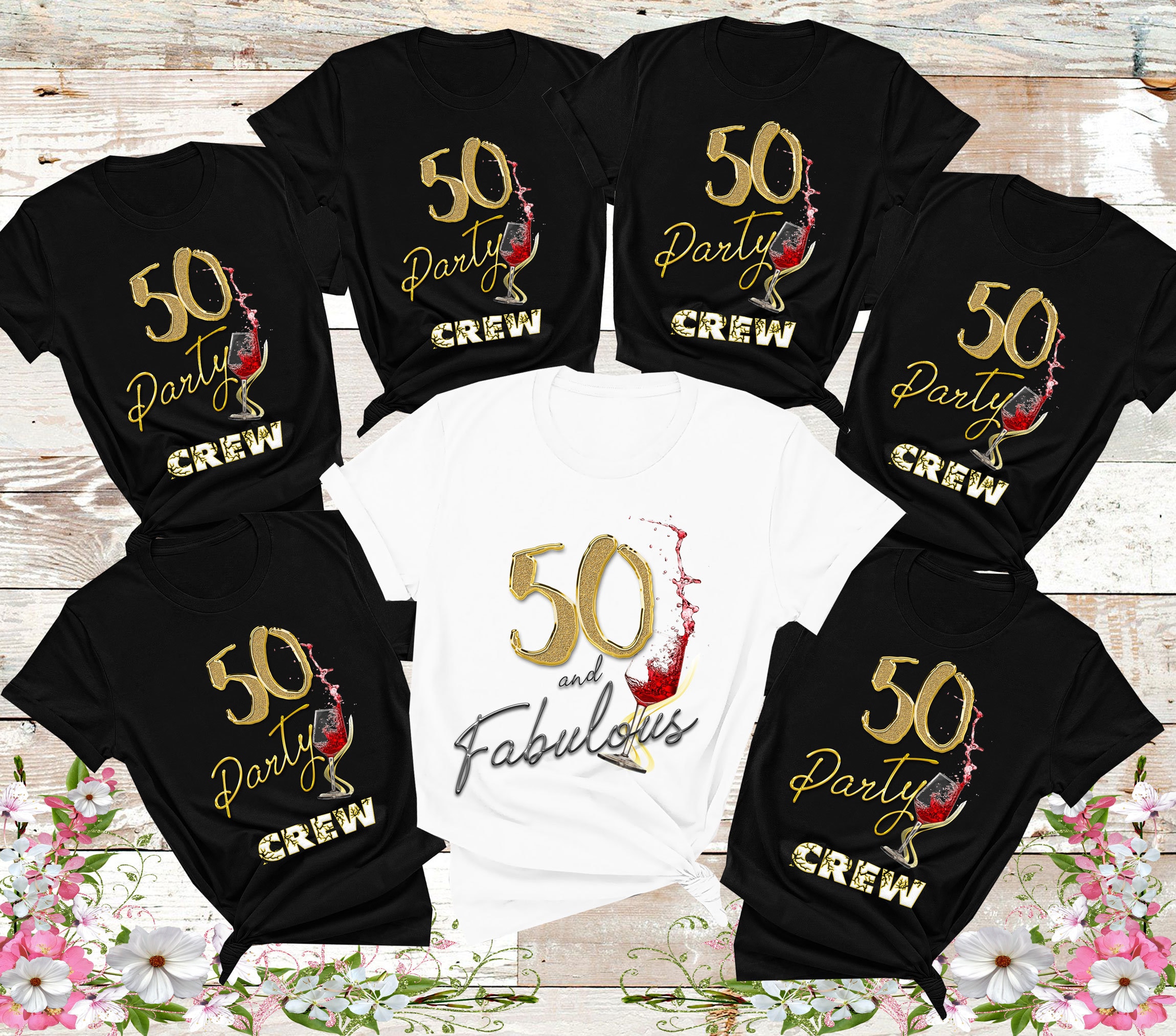 Fifty Birthday Shirts
 50th Birthday Shirt Fifty and Fabulous Shirt 50 Birthday Shirt Etsy