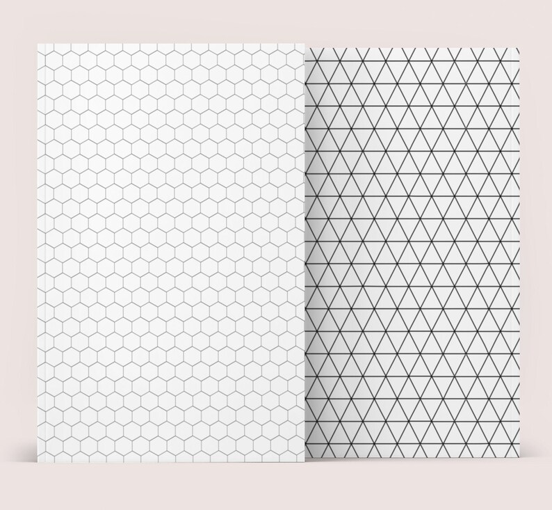 Template A Imprimer Dot Ligne Triangle Tablature Chimie Etsy