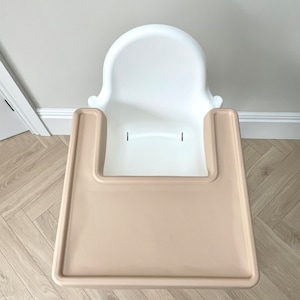 Minifolk Ikea Antilop Trona Cubierta completa de la bandeja de silicona / Mantel individual extraíble para trona / Estera de mesa para bebé / Estera de destete fácil de limpiar