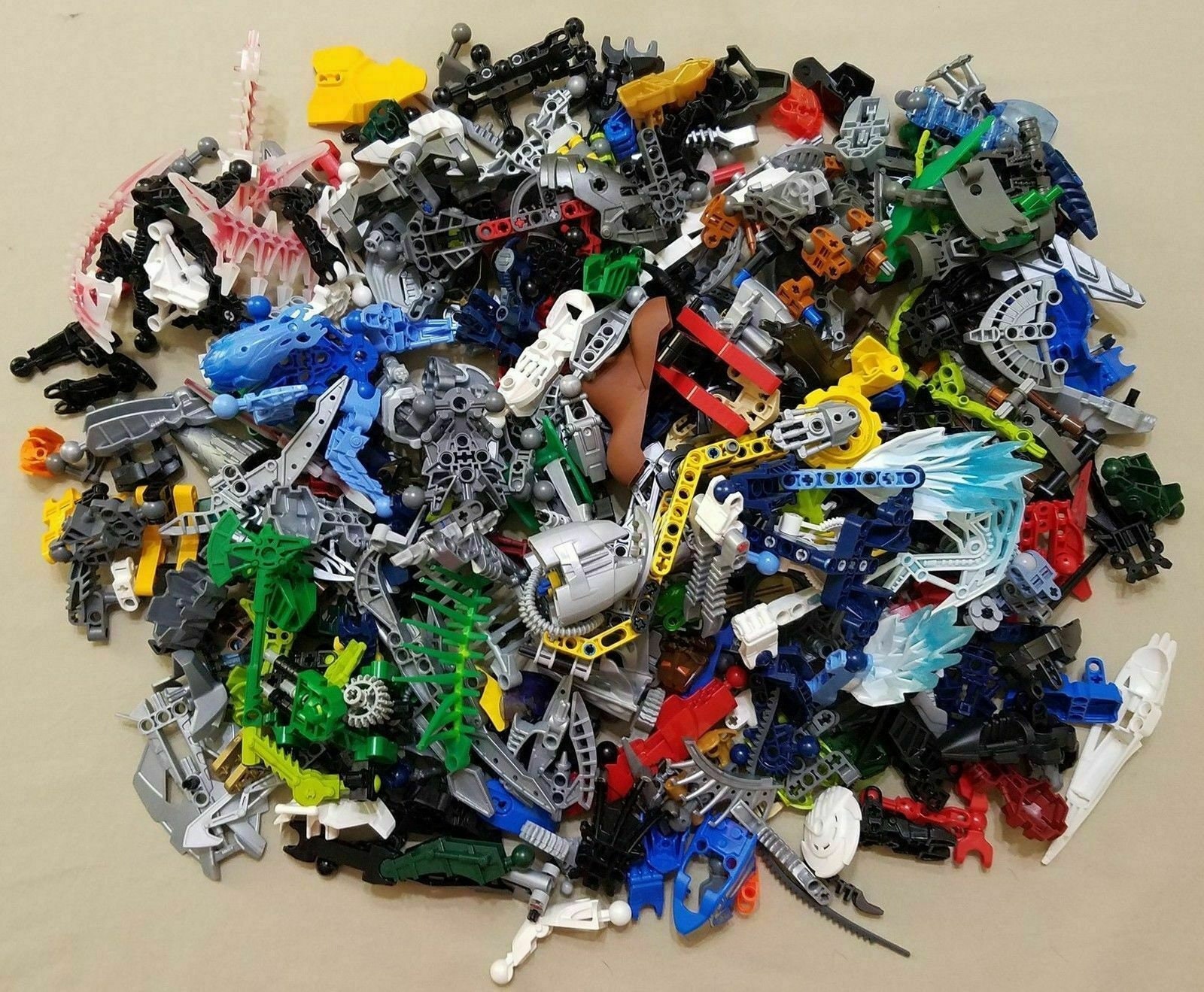 LEGO BIONICLE Hero Factory Bulk Lot 2 lbs Pounds of RANDOM Parts & Pieces MOCs 