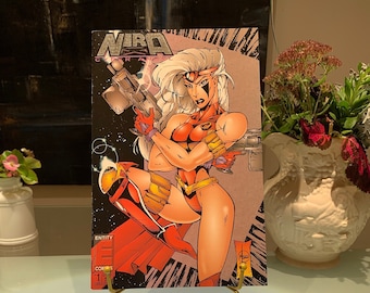 NIRA X CYBERANGEL #1 Comic: Prism Logo Foil Variant, Alternate Cover