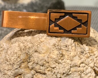 Vintage MCM Kupfer Krawattenklammer.