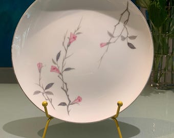 Vintage MCM Cherry Blossom China Set: Crestwood Sakura Plates
