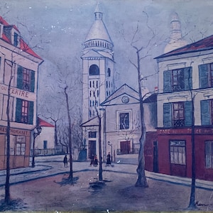 Vintage Maurice Utrillo Lithograph Print