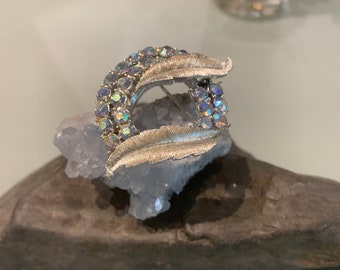 Ancienne Broche/pendentif Strass - Réf. EB AE, Occasion, Bon état