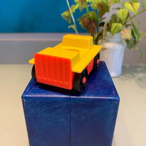 Vintage Fisher Price Little People Yellow Tram Truck: Replacement for Fisher Price Play Family Airport/Jet Port.