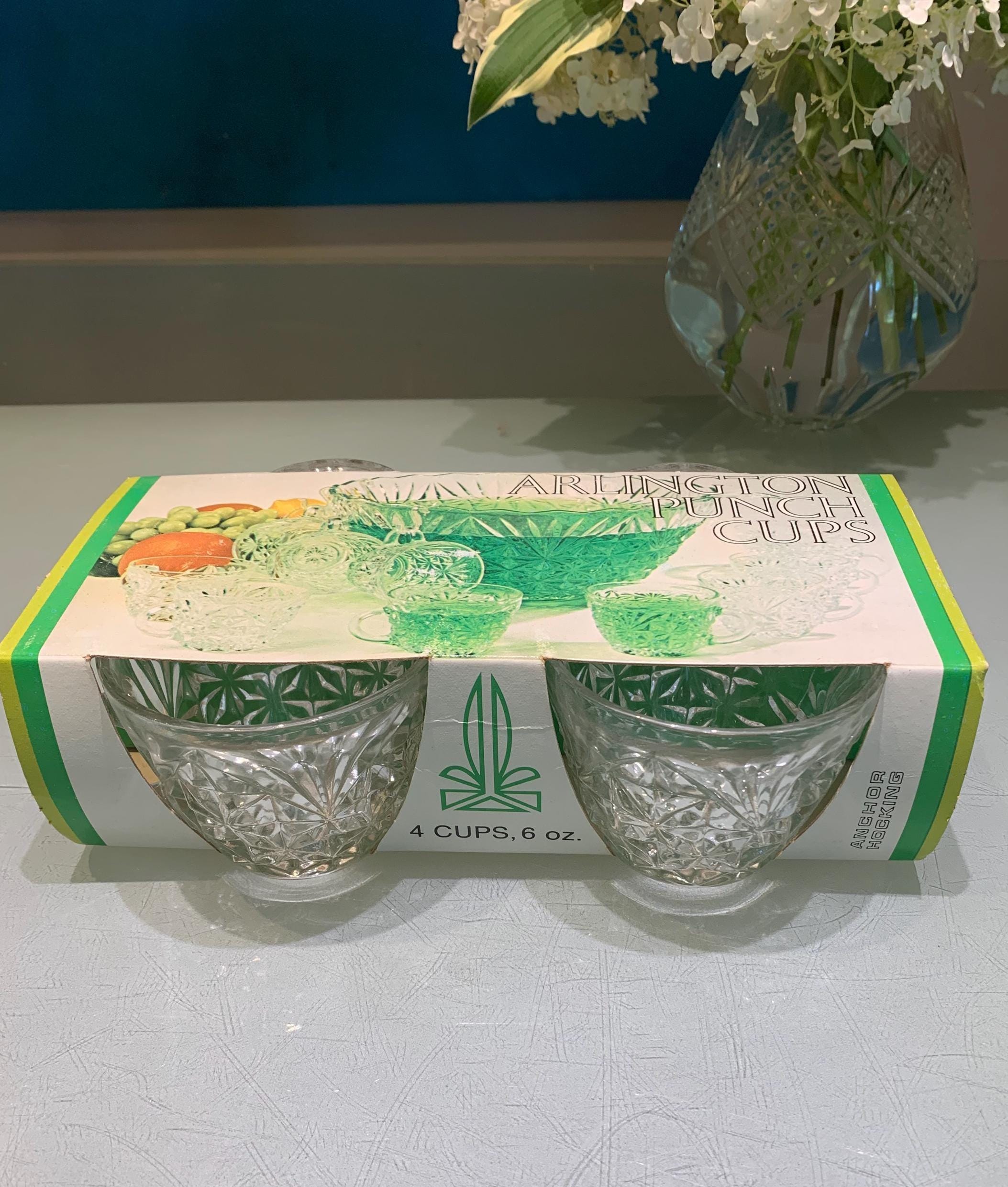 Punch Bowl Set Anchor Hocking Arlington - Etsy