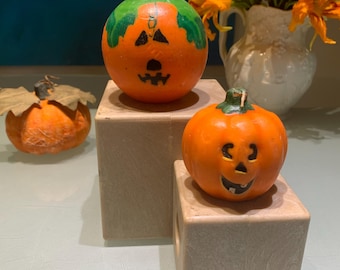 Vintage Unused Jack-O-Lantern Halloween Candles. Please read the description.
