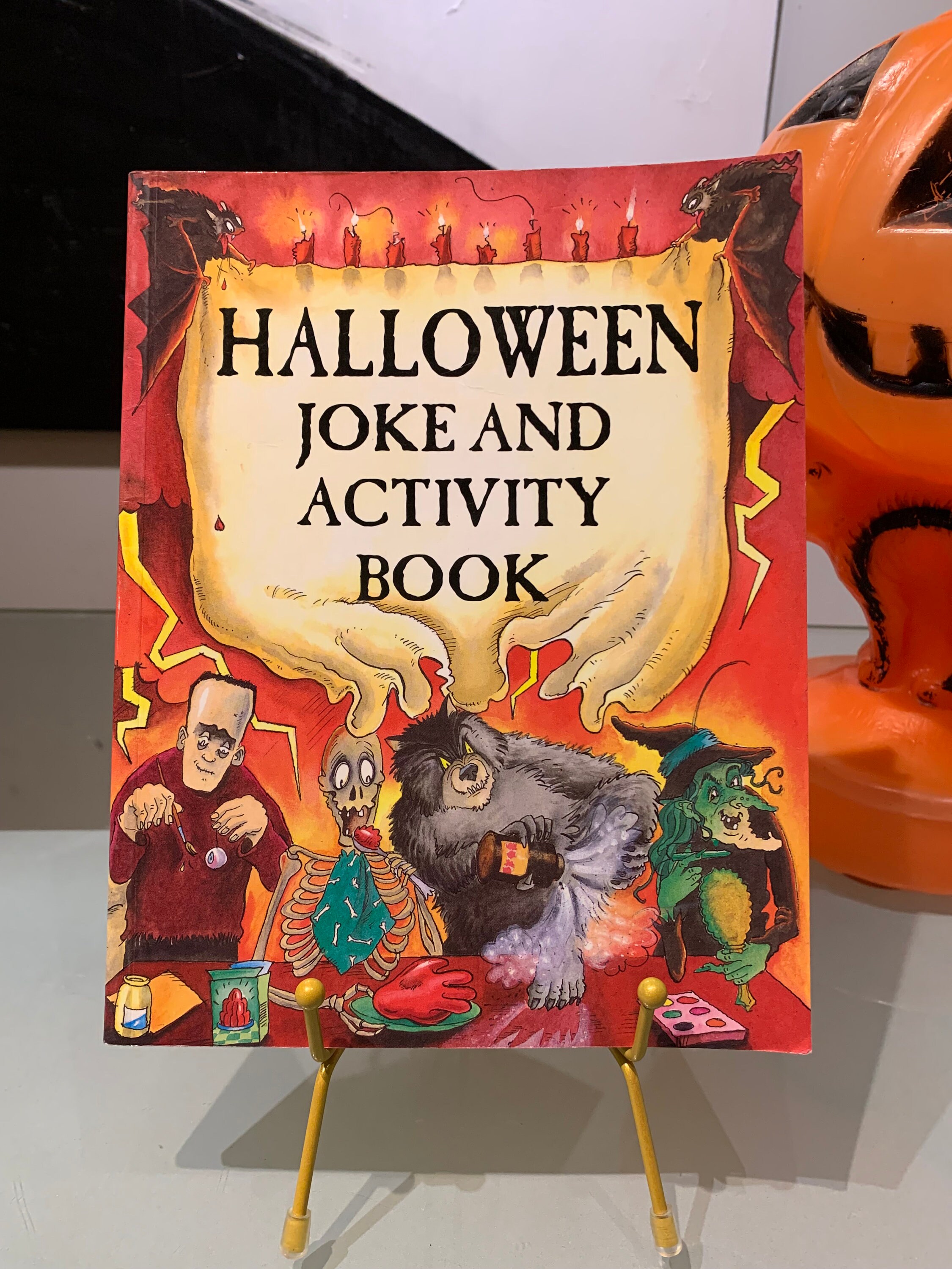 Halloween Themed Vintage Books set of 3 Halloween Joke Etsy