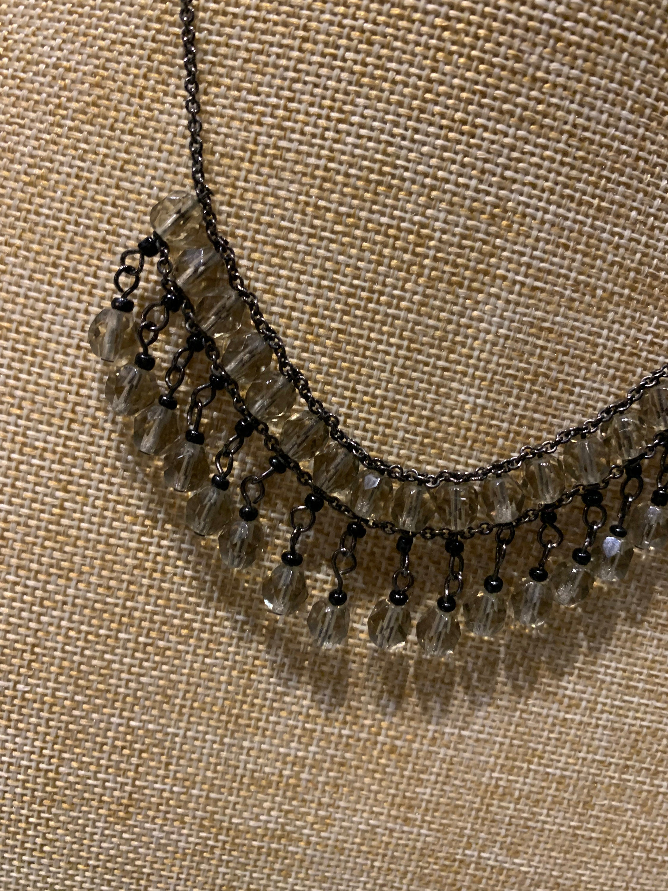 1930's vintagebeadsネックレス Vintage 1930s Mother of Pearl Beaded Necklace - Graduated