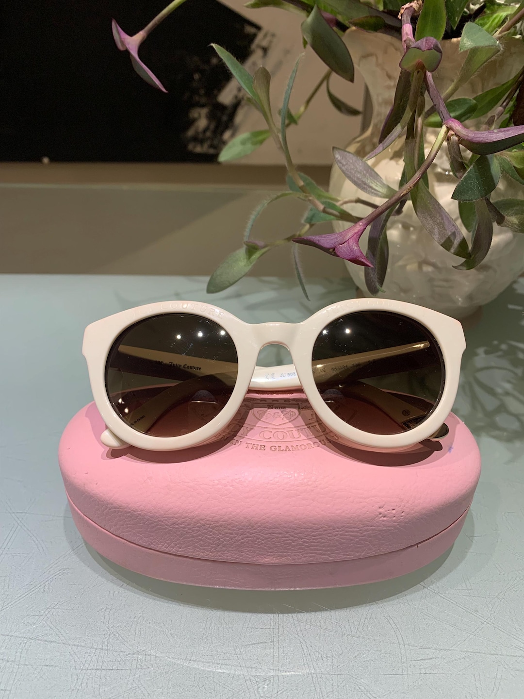 Vintage JUICY COUTURE Shades of Couture White Sunglasses  display picture 1
