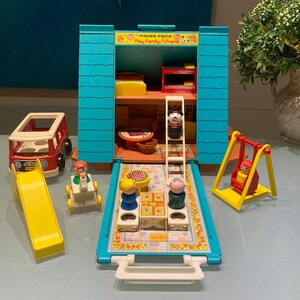 Vintage Fisher Price Little People Play Family A-Frame with EXTRAS!  PLEASE READ the Description.