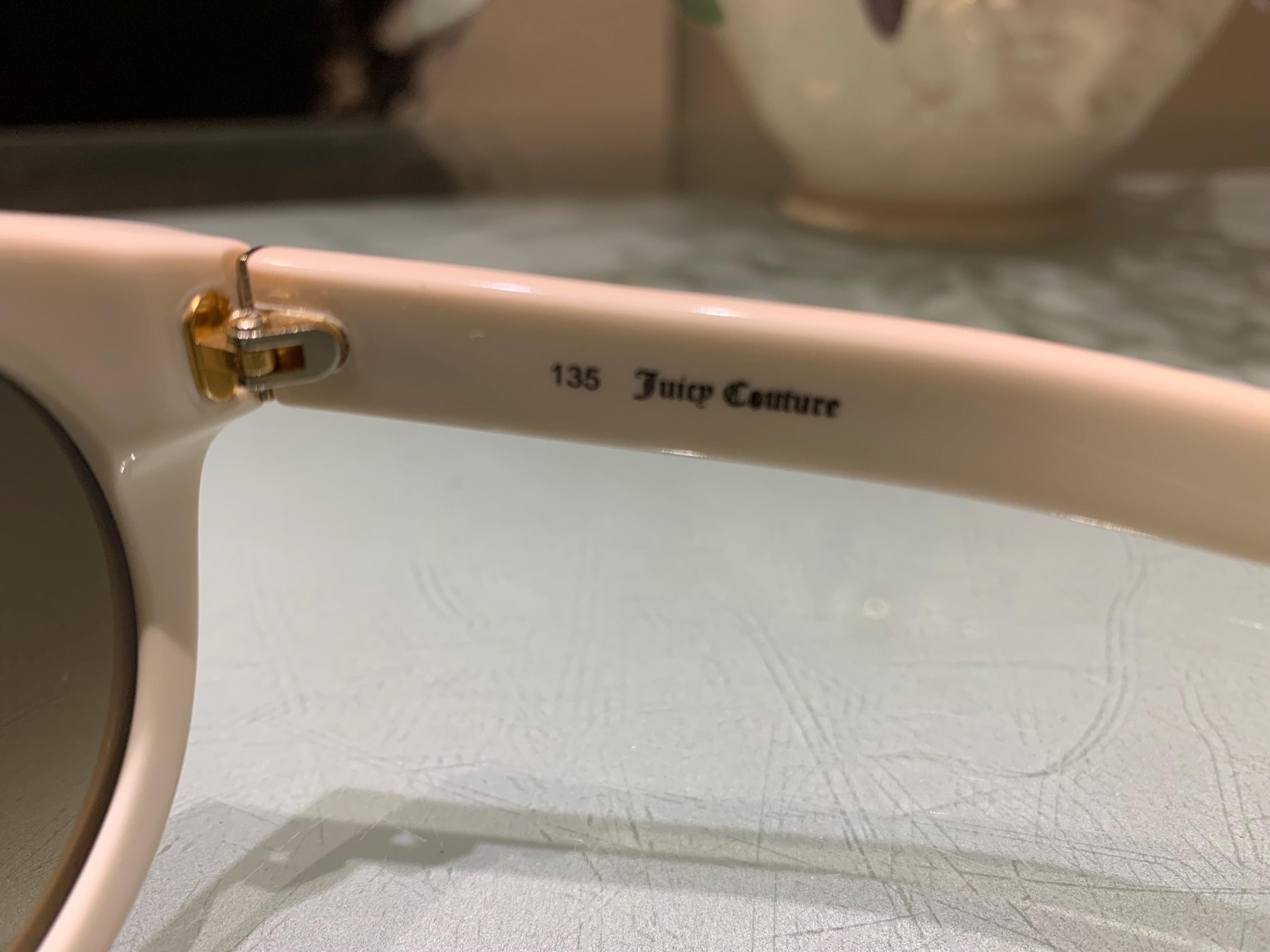 Vintage JUICY COUTURE Shades of Couture White Sunglasses  display picture 2