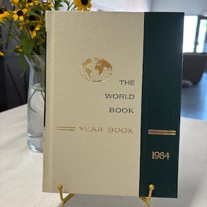 World Book Encyclopedia Year Book - Etsy