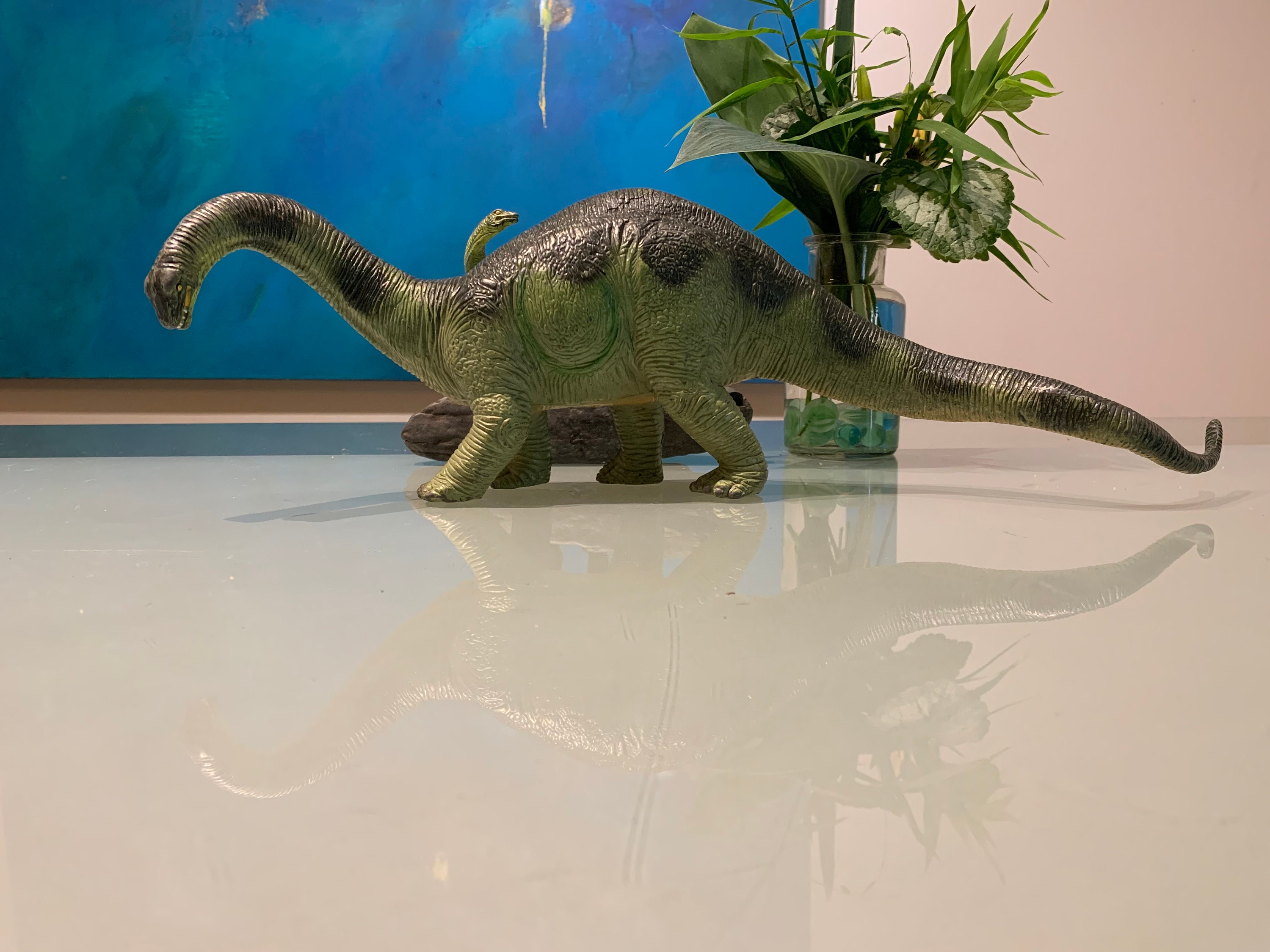 The Carniegie by Safari: Apatosaurus Mother and Baby 1988 | Etsy