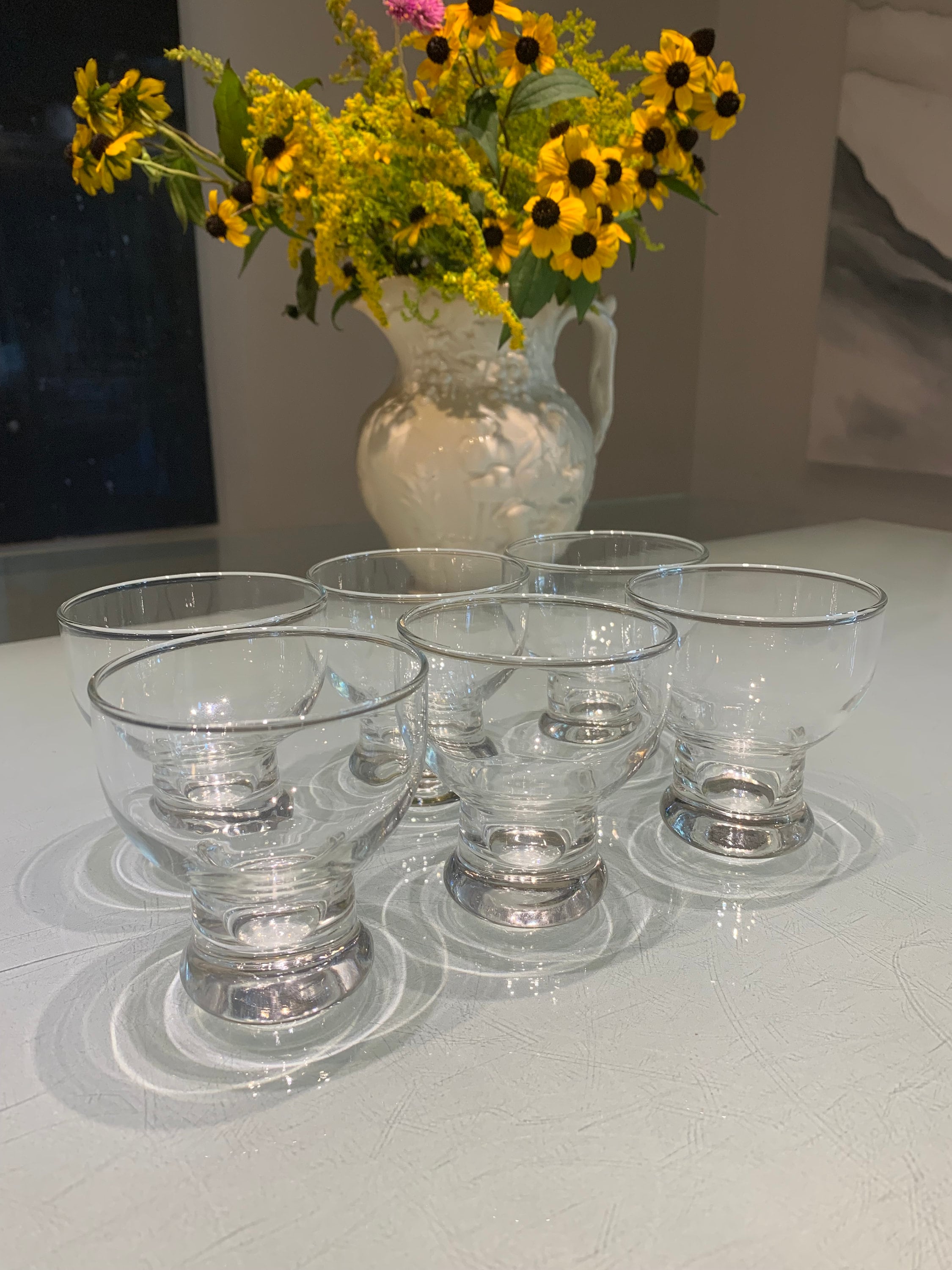 Vintage Glass Sake Glases. Your Choice, Please Read the