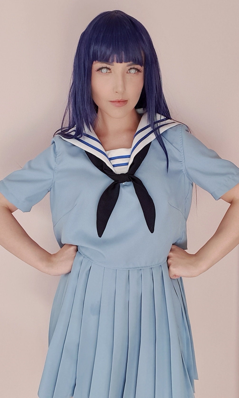 Blue Seifuku Japanese School Uniform Plus Size Etsy